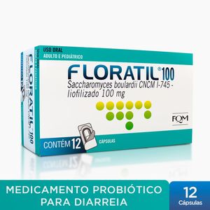 Floratil 100mg 12 Cápsulas