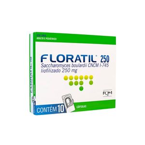 Floratil 250mg 10 Cápsulas