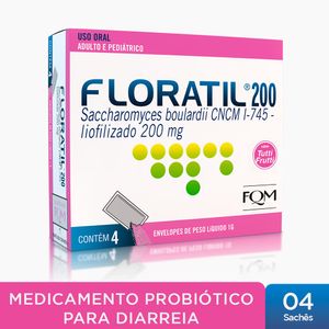 Floratil 200mg em Pó 4 Envelopes