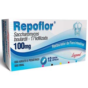 Repoflor 100mg 12 Cápsulas