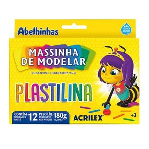 Massa de Modelar Acrilex 12 Rolos 07012