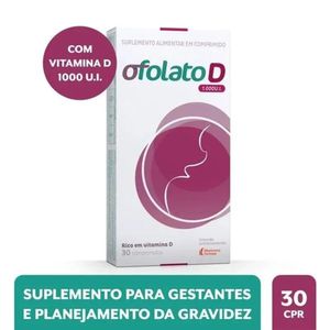 Ofolato D 1000UI 30 Comprimidos Mantecorp