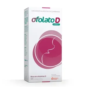 Suplemento Ofolato D Mantecorp 2000UI 90 Comprimidos