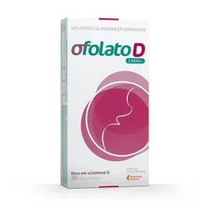 Suplemento Ofolato D Mantecorp 2000UI 30 Comprimidos