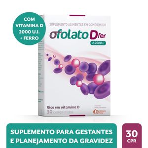 Ofolato D Fer 2000 UI 30 Comprimidos