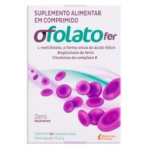 Ofolato Ferro 90 Comprimidos Mantecorp