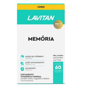 Lavitan Memória Cimed 60 Comprimidos