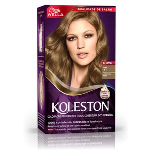Tinta de Cabelo Koleston 71 Louro Cinza Médio