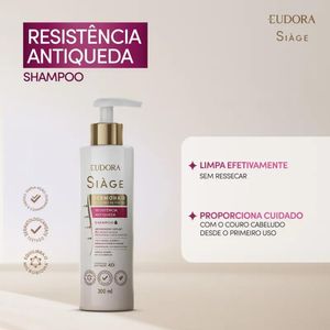Shampoo Eudora Siàge 300ml Antiqueda Dermo