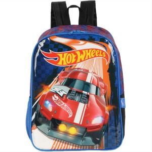 Mochila Hot Wheels Azul Maxlog