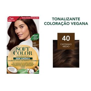 Tinta de Cabelo Softcolor 40 Castanho Médio