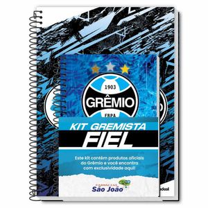 Kit Caderno Credeal Gremista