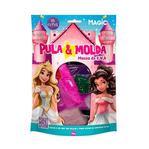 Massa EVA Pula e Molda Magic Princesas 15 Cores