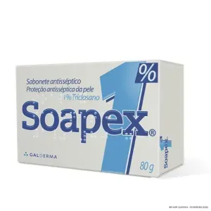 Sabonete Soapex 1% Barra Antisséptico 80g
