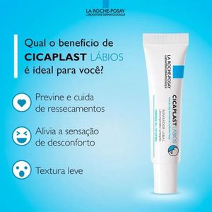 Bálsamo Reparador Labial La Roche-Posay Cicaplast 7,5ml