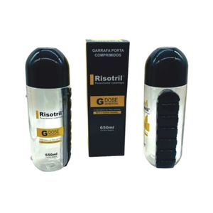 Garrafa Porta Comprimidos Loop 650ml Risotrill