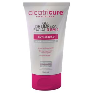 Cicatricure Limpeza Facial Porcelana Genomma 3 em 1 150ml
