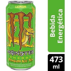 Energético Monster Drag Tea Limão 473ml