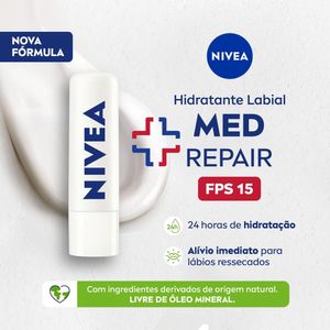 Protetor Labial Med Repair FPS15 Nivea 4,8g