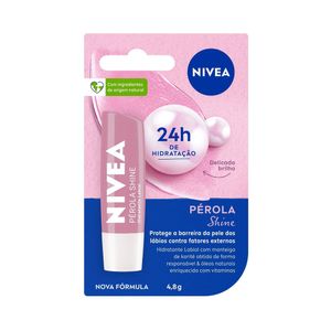 Hidratante Labial Nivea Pérola 4,8g Lip Care