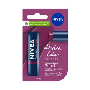 Hidratante Labial Nivea Hidra Color Violeta 4,8g