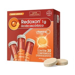 Vitamina C Redoxon 1g Laranja 30 Comprimidos Efervescentes