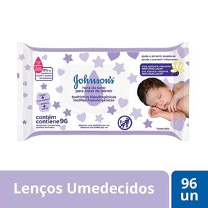 Toalhas Umedecidas Johnsons Baby 96 Unidades Hora do Sono