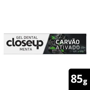Creme Dental Close Up Carvão Ativado Menta 85g