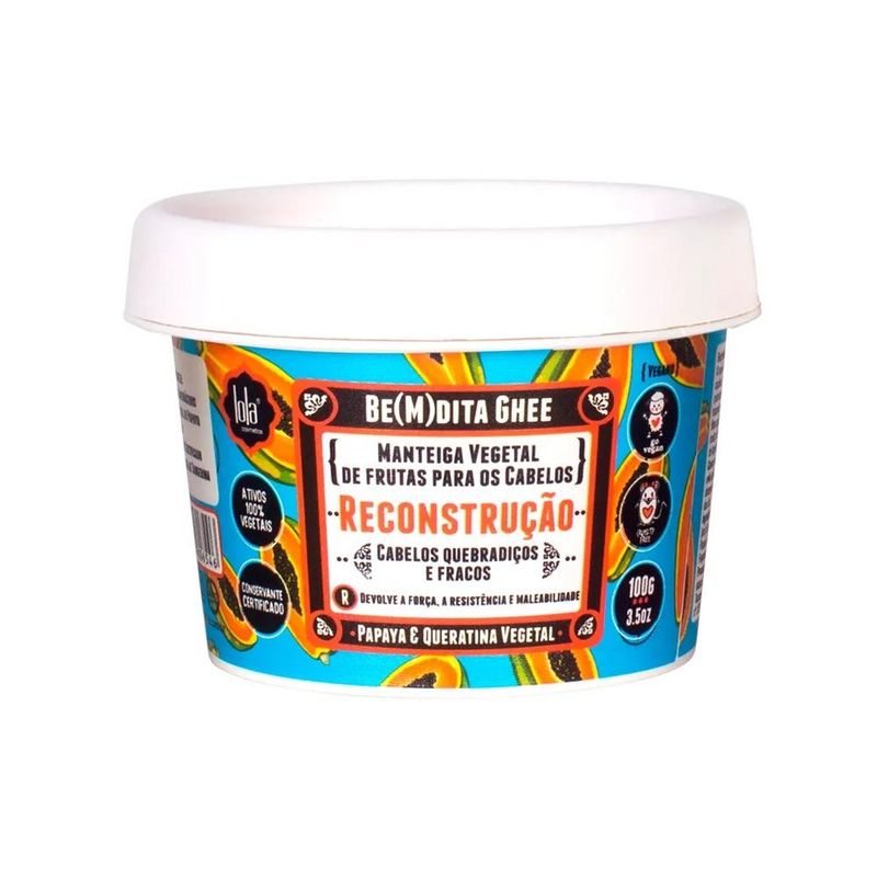 creme-para-cabelos-bemdita-ghee-lola-reconstrucao-mamao-100g-10035908