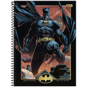 Caderno Foroni Universitário Capa Dura Batman 80 Folhas