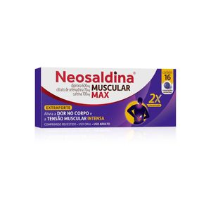 Neosaldina Muscular Max Analgésico e Relaxante Hypera 16 Comprimidos