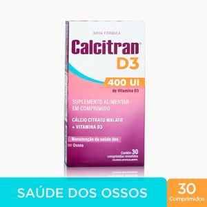 Calcitran D3 400UI 30 Comprimidos