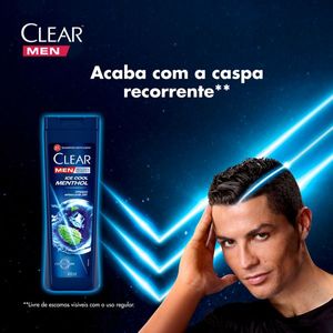 Shampoo Anticaspa Clear Men Icel Cool Menthol 400ml