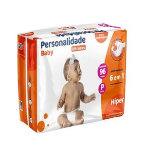 Fralda Personalidade Ultra Sec Hiper P 96 Unidades