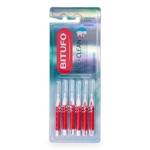 Escova Dental Interdental Extra Fina Bitufo 6 Unidades
