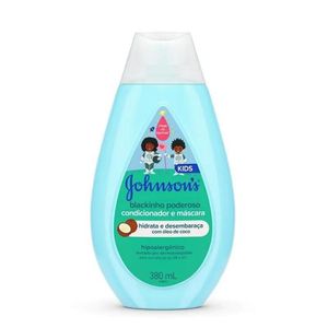 Condicionador e Máscara Infantil Johnson’s Baby Blackinho Poderoso 380ml