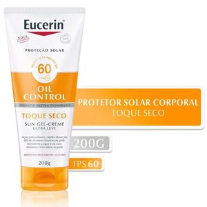 Eucerin Protetor Solar Sun Gel Oil Control Toque Seco FPS60 200ml