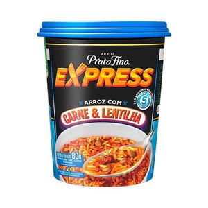Arroz Pré-cozido Prato Fino Carne de Panela 80g