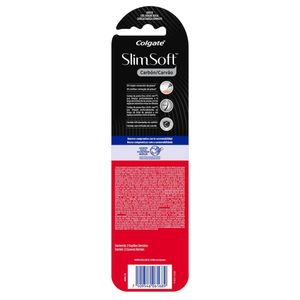 Escova Dental Colgate Slim Soft Black 2 Unidades
