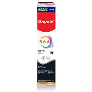 Creme Dental Colgate Total 12 Carvão Ativado 140g