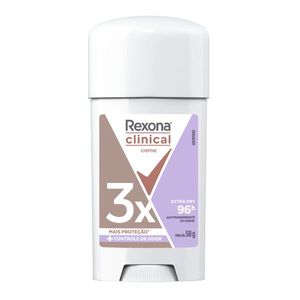 Desodorante Rexona Creme Clinical Extra Dry 96H 58g