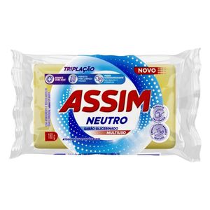 Sabão em Barra Assim Neutro 180g