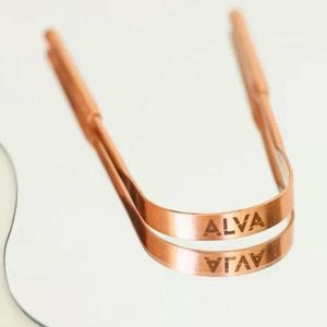 Raspador Língua Alva Adulto 100% Cobre