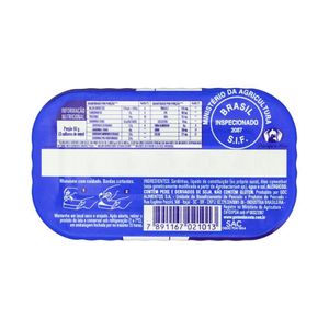 Sardinha Gomes da Costa 125g Óleo