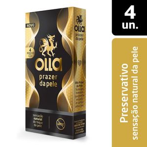 Preservativo Olla Prazer da Pele 4 unidades