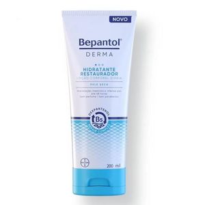 Bepantol Derma Hidratante Restaurador Loção Corporal Diária 200ml, Pele Seca