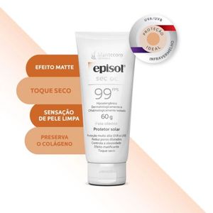 Protetor Solar Episol SEC Ocidental FPS 99 Mantecorp 60g