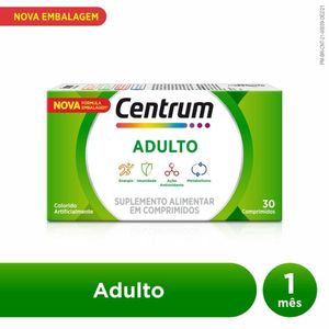Suplemento Centrum Adulto Caixa 30 Comprimidos