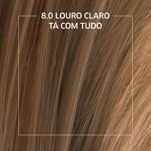 Tinta de Cabelo Biocolor Mini Kit Louro Claro Radiante 8 0