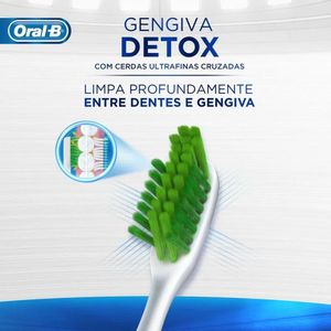 Escova Dental Oral-B Gengivas Detox Ultrafino 3 Unidades